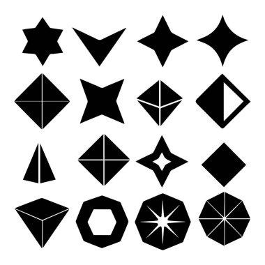 Keskin ve yuvarlak kenarları olan çok yönlü bir çokgen koleksiyonu keşfedin. Yaratıcı projeler, modern tasarımlar ve estetik kompozisyonlar için ideal. Asgari ve kalın düzenler için mükemmel.