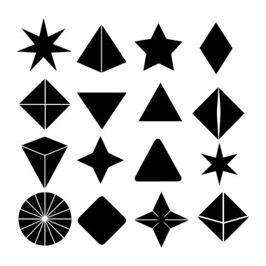 Keskin ve yuvarlak kenarları olan çok yönlü bir çokgen koleksiyonu keşfedin. Yaratıcı projeler, modern tasarımlar ve estetik kompozisyonlar için ideal. Asgari ve kalın düzenler için mükemmel.