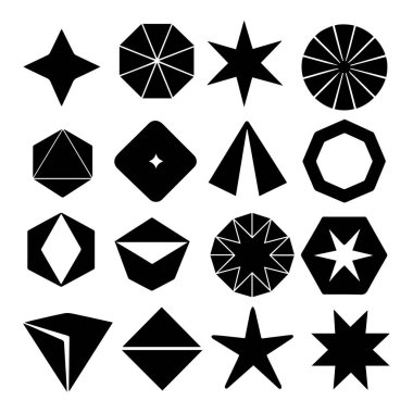 Keskin ve yuvarlak kenarları olan çok yönlü bir çokgen koleksiyonu keşfedin. Yaratıcı projeler, modern tasarımlar ve estetik kompozisyonlar için ideal. Asgari ve kalın düzenler için mükemmel.