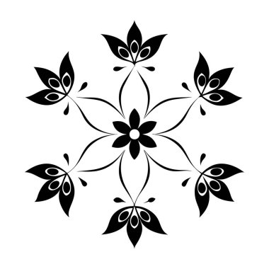 Karmaşık botanik tasarımları içeren zarif siyah çiçek süsleme vektörü seti dekoratif projeler, davetiyeler, çerçeveler ve şık grafik tasarımları için mükemmeldir..