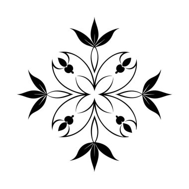 Karmaşık botanik tasarımları içeren zarif siyah çiçek süsleme vektörü seti dekoratif projeler, davetiyeler, çerçeveler ve şık grafik tasarımları için mükemmeldir..