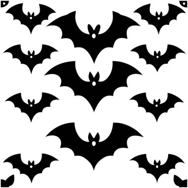 Geleneksel bayram renklerinde ürkütücü motifler içeren kusursuz bir Cadılar Bayramı koleksiyonu. Tekstil, duvar kağıtları ve mevsimlik tasarımlar için mükemmel..