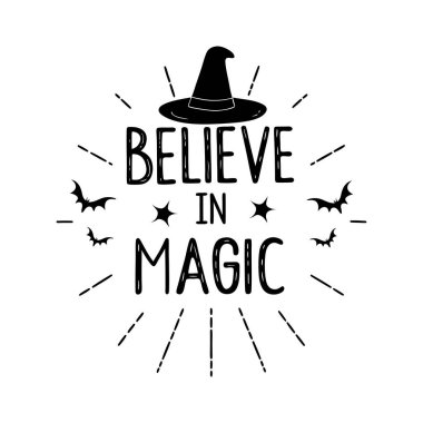 Cadılar Bayramı 'nı büyülü cadı şapkası kesme tablosu tasarımıyla kutlayalım. El işi, DIY projeleri, tişörtler, parti dekorları ve sezonluk tasarımlar için mükemmel..