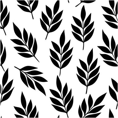 Temiz beyaz bir zemin üzerinde kusursuz bir yaprak desenleri koleksiyonu, kumaş izleri, duvar kağıtları, ambalaj ve modern yüzey tasarım projeleri için mükemmel doğal ve şık bir dokunuşla.