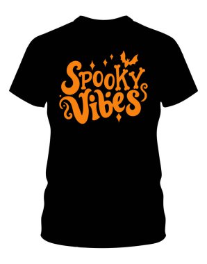 Cadılar Bayramı 'nı ürkütücü bir tişört tasarımıyla kutlayın. Ürkütücü unsurlar ve cüretkar bir tarzla. Ekim partileri, kostümler ve yaratıcı mevsimlik kıyafet koleksiyonları için mükemmel..