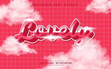 Düzenlenebilir Sevimli Metin Efekti