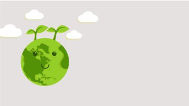 Ağaçlı Yeşil Animasyon logosu