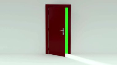 : Yeşil Ekran Arkaplanı ile Kapı Açılıp Kapatılıyor - Video Düzenleme ve VFX için ideal