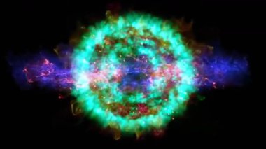 Renkli Sıvı Patlama Animasyonu (Multiple Dynamic Akışkan Sıçrama VFX)