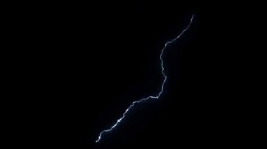 Yeşil ekran üzerinde yıldırım gücü, elektrik şimşeği, animasyon yıldırımları, şimşek fırtınası, mavi ışık gücü efekti, mavi şimşek şimşeği siyah arka planda izole edilmiş.
