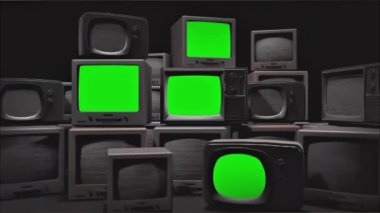 Yeşil Ekranlı Klasik Televizyon Koleksiyonu (Retro TV Yığını)