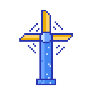 Simge karalama sanatının el çizimi illüstrasyonu 