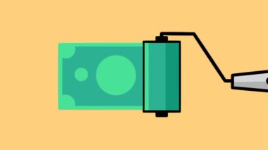 Basit 2B kesme canlandırma canlandırması 