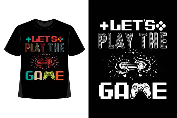 stock vector Gaming T-Shirt Design