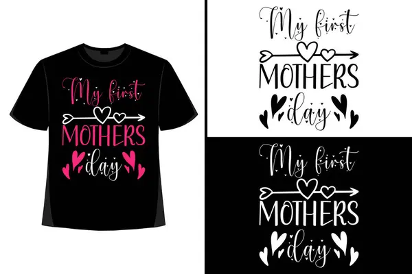 stock vector Mothers day t shirt, Mom t shirt design, Mother t-shirt, proud mom, mom t-shirt design, vector design, best selling T-shirt, top trending design.