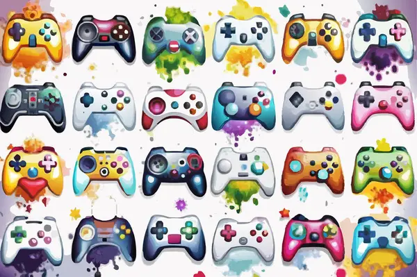 stock vector Game Controller Eps, Video Game Eps