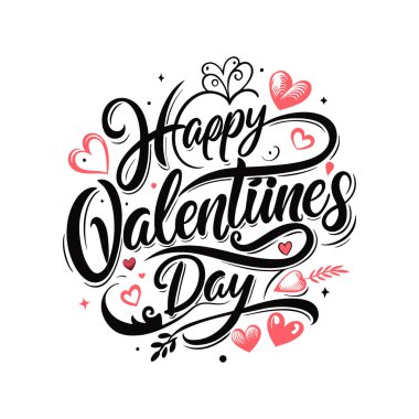 Happy Valentines Day vector. Heart, Love, Cricut Cutting Files clipart