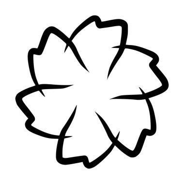 Web ve Tasarım Kullanımı için Zarif Siyah ve Beyaz Çiçek Taç Simgesi: UI, UX ve Yaratıcı İçerik için ideal, Dijital ve Yazdırma Tasarım Projelerine Hassas ve Fonksiyonel Element Eklemek