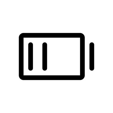 Web ve Uygulama Tasarımı, Ilımlı Pil Seviyeleri, Güç Yönetimi ve Statü Göstergeleri Temsili, Modern Teknoloji ve Enerji Platformları için Dijital Markalaşma ve Kullanıcı Arayüzlerinin Geliştirilmesi için Parlak Siyah ve Beyaz Şarj Bataryası İdeal