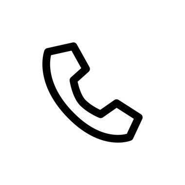 Web ve Uygulama Tasarımı, İletişim, Çağrı Seçenekleri ve Kişi Özellikleri Temsili, Teknoloji, Müşteri Desteği ve Bağlantı Çözümleri için Açık bir Sembol ile Kullanıcı Arayüzlerinin Geliştirilmesi için Siyah ve Beyaz Telefon İdealitesi