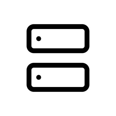 Web ve Uygulama Tasarımı, Veri Yönetimi Temsili, Bulut Depolaması ve Sunucu Çözümleri İçin Gösterişli Siyah ve Beyaz Sunucu İdeal, Bilişim Altyapısı ve Dijital Ağ Platformları için Temiz Sembollerle Kullanıcı Arayüzleri Artırma