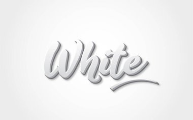 Beyaz metin efekti şablon premium biçimi