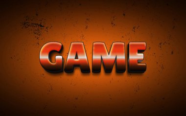 Oyun metni, çizgi film biçimi düzenlenebilir metin effec