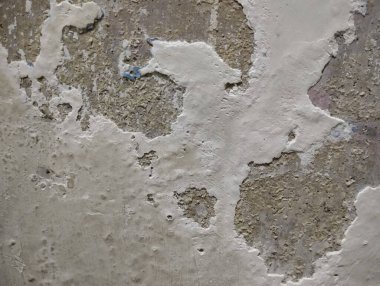 Duvar boyası dökülüyor çünkü duvar nemli.