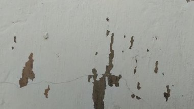 Duvar boyası dökülüyor çünkü duvar nemli.