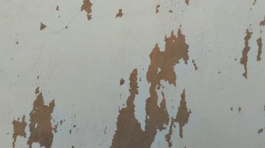 Duvar boyası dökülüyor çünkü duvar nemli.