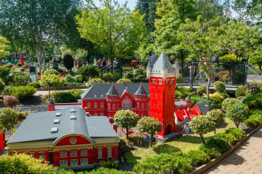 Billund, Danimarka - 16 Haziran 2023: Danimarka 'da Legoland Eğlence Parkı.