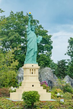 Billund, Danimarka - 16 Haziran 2023: Danimarka 'da Legoland Eğlence Parkı.