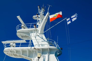 Stockholm, İsveç - 13 Haziran 2023: Feribot Viking Hattı İnşaat.