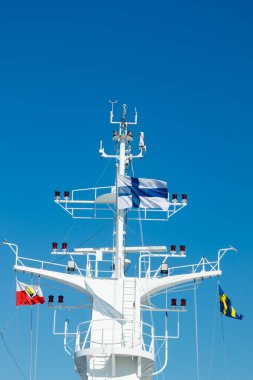 Stockholm, İsveç - 13 Haziran 2023: Feribot Viking Hattı İnşaat.