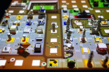 Billund, Danimarka - 17 Haziran 2023: Legohouse 'da Oyun.