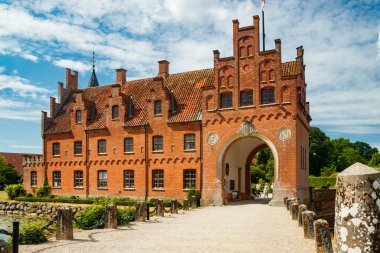 Danimarka'nın Funen adasındaki Egeskov Kalesi