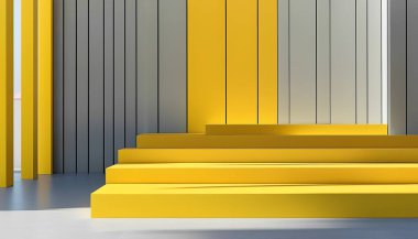 Bu arkaplan Pantone renk paletini sunar. Aydınlatıcı (sarı) ve Ultimate Gray (gri) olmak üzere iki ana rengin yanı sıra 