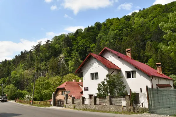 stock image A house in the village of Bran in Transylvania, Romania