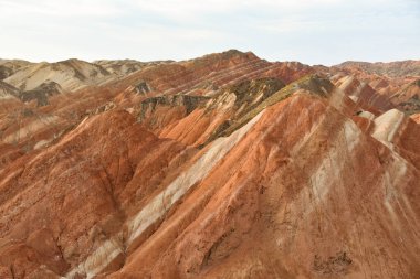 Zhangye Danxia, Çin 'deki renkli gökkuşağı dağları