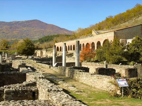 Makedonya 'nın Bitola kentinde Heraclea Lyncestis Antik Roma Kenti