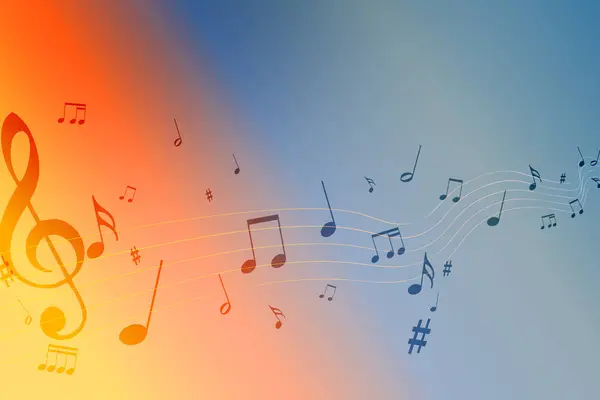  Şarkı ve konser teması için kavram arkaplanı 
