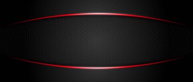 soyut metalik kırmızı parlak siyah çerçeve düzeni modern teknoloji tasarım şablonu arka planı