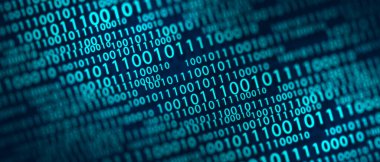 Soyut dijital arkaplan. Büyük veri kodu matrisi