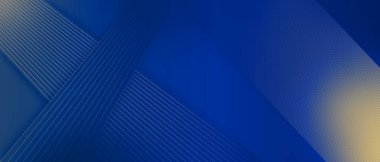 Geometrik grafik elemanları ile soyut mavi arkaplan çizimi