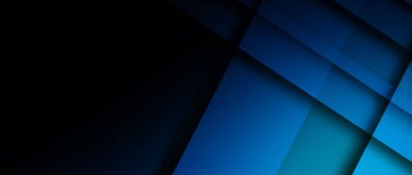 Modern iş konsepti sunumu için Geometrik koyu mavi doku arkaplanı