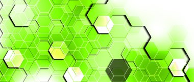 yeşil parlak oksijen geni soyut teknoloji arka planı