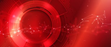 Pleksus etkisi olan soyut teknoloji arka planı