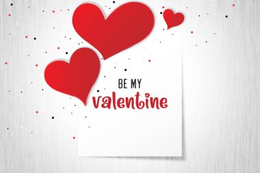 Sevgililer Günü tebrik kartı.