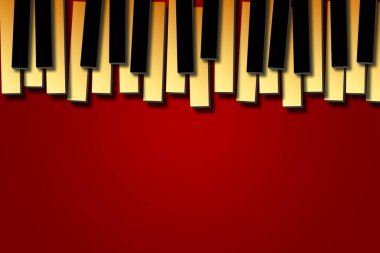 konsept modern müzik poster illüstrasyonu