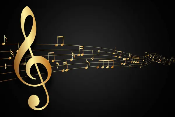 konsept modern müzik poster illüstrasyonu